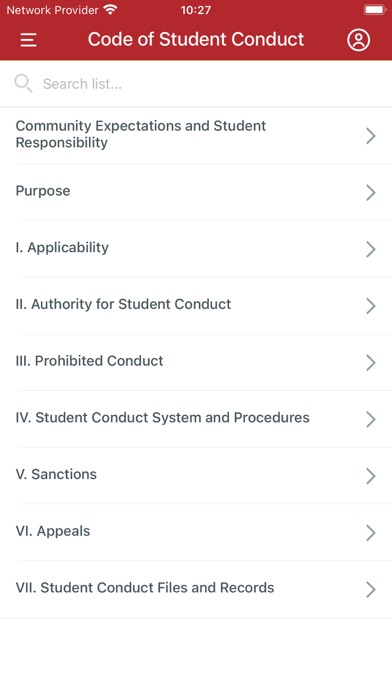 Catholic University of America Screenshot
