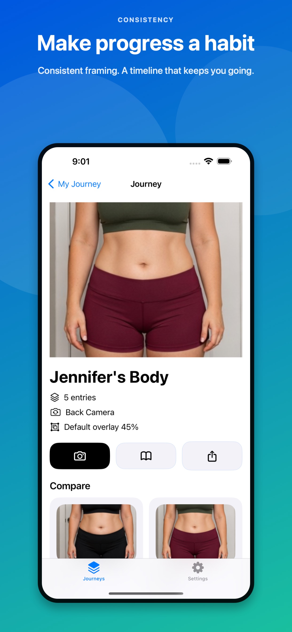 Screenshot 2 of My Journey - progress in pics