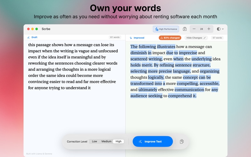 App screenshot