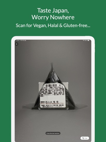 Foodfit Japan: Can I eat this? iPad screenshot