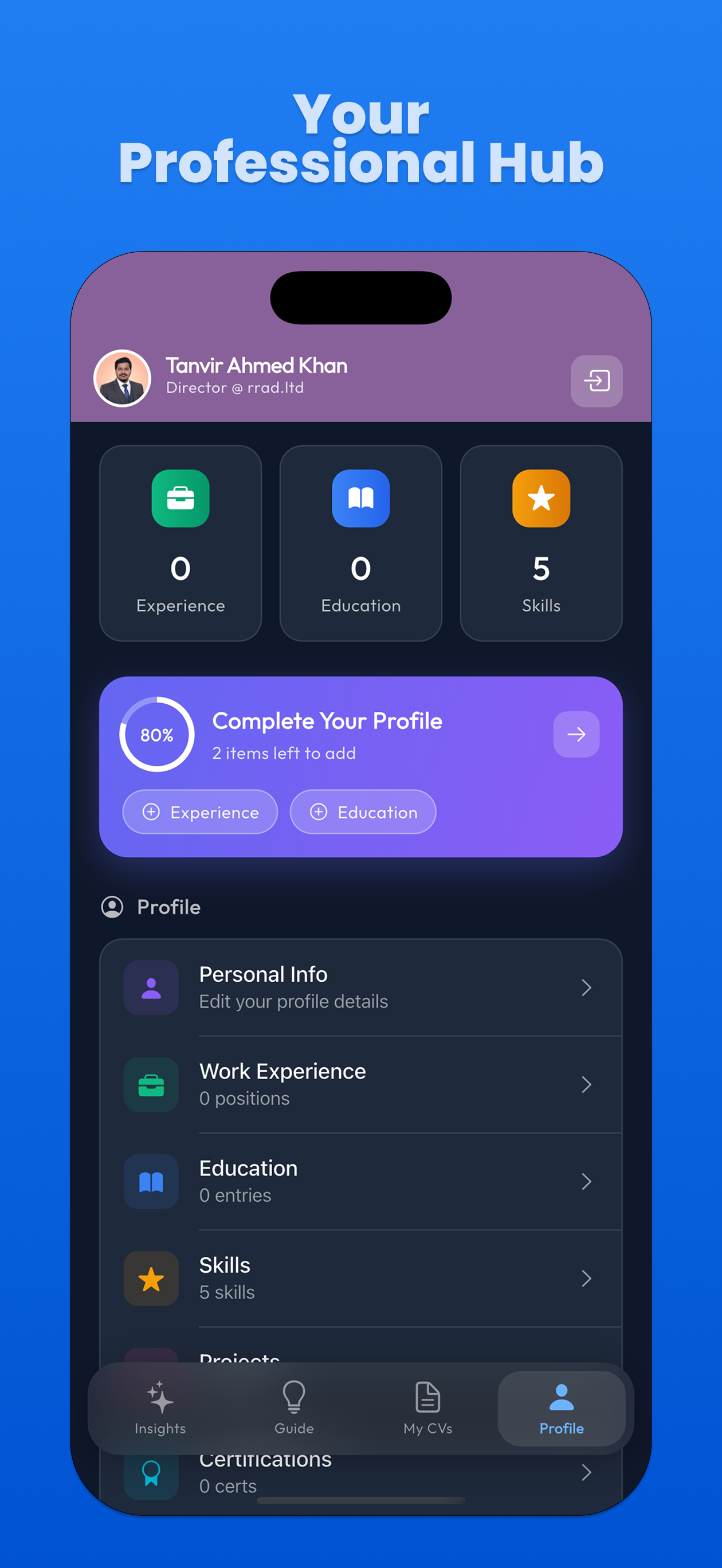 Career Canvas: AI CV Maker