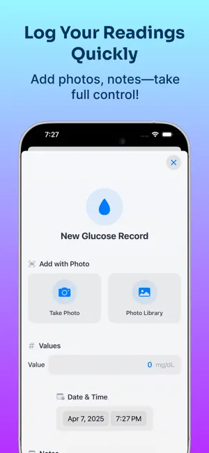 Glu AI: Smart Glucose Tracker screenshot 2