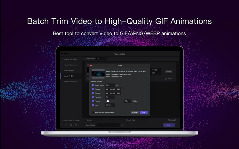 Focus Video - Format Converter Screenshot 4 of 5
