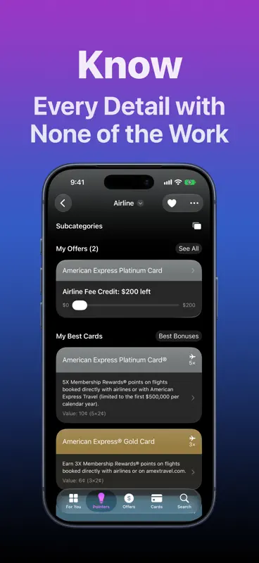 CardPointers for Credit Cards screenshot 5 of 10