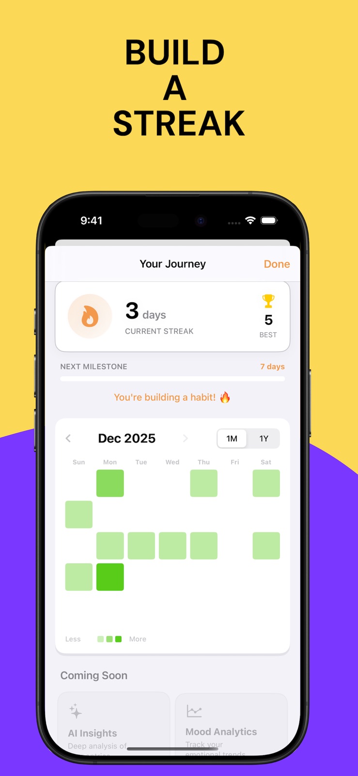 DayLog - Simple Journal iphone screenshot 3