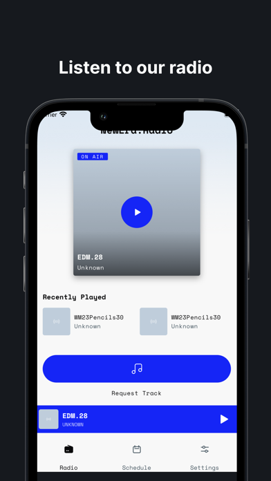 NewEra.Radio iPhone screenshot 1 - Music app