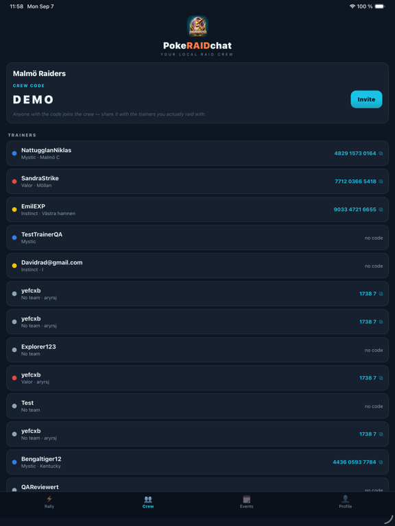 App screenshot