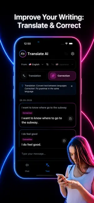 Translate AI: Live Translator iPhone screenshot 4