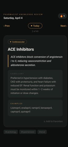 Pharmacist Knowledge Review Screenshot 1 of 6