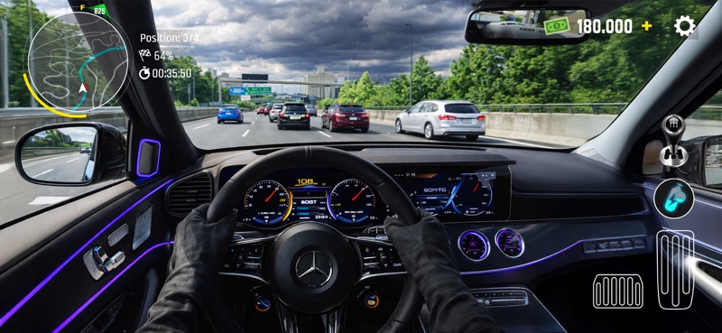 Real Car Driving: 3D Car City screenshot 2