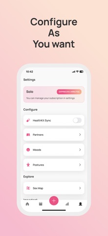 Amour - Sexual Life Tracker screenshot