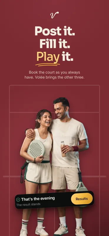 Volée - Padel Matches & Rating screenshot 4 of 6