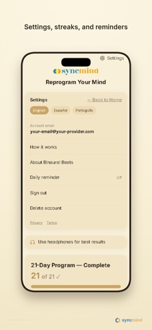 Reprogram Your Mind Screenshot 5 of 6