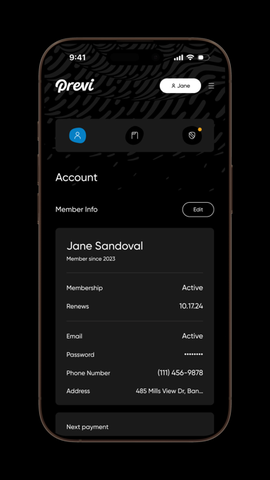 App screenshot