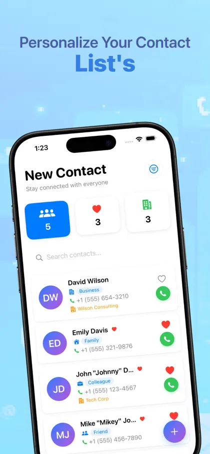 Screenshot 4 von 6 zu New Contact+