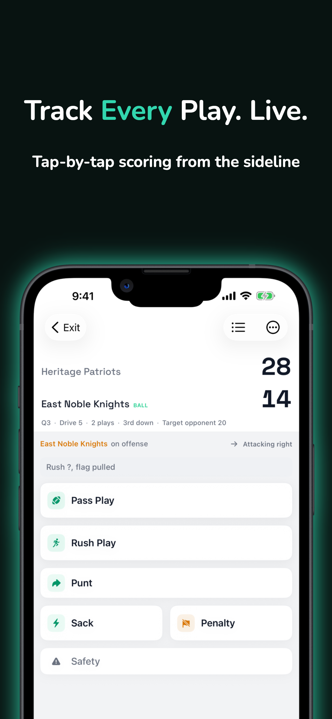 StatHawk: Flag Football Stats screenshot 9