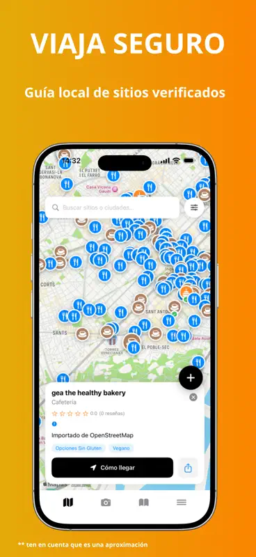 GF Gluten Scanner Restaurantes screenshot 5 of 9