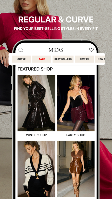 MICAS - Shop Women's Fashion iPhone screenshot 1 - Shopping app