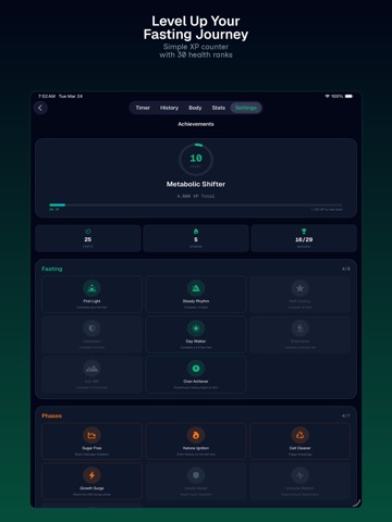 Fasting Timer: Nova Fast iPad screenshot