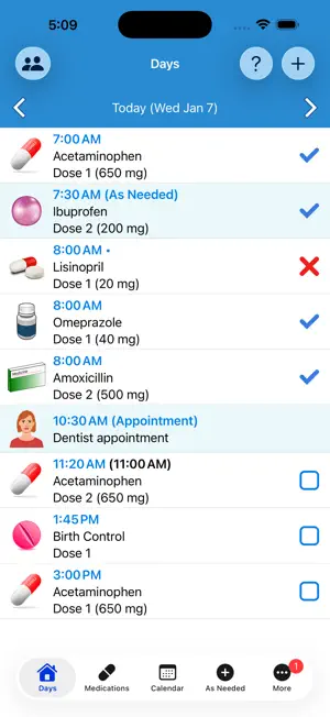 Pill Reminder and Med Tracker screenshot 1