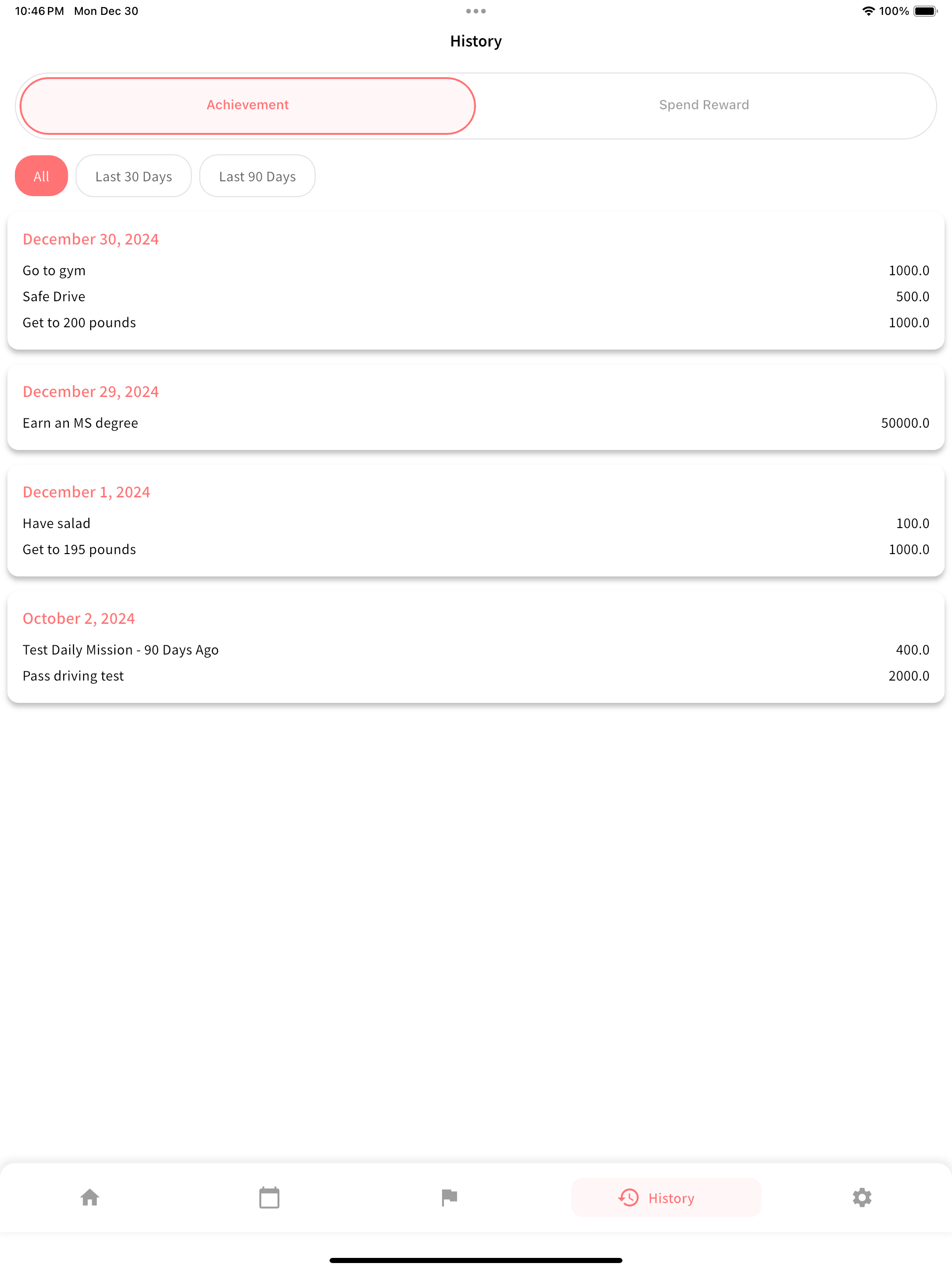 PointBook: Daily Goals Tracker screenshot 14