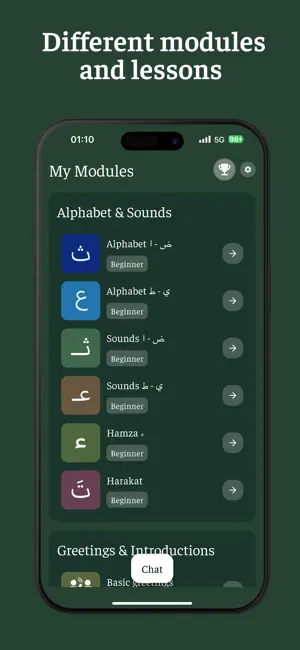 Learn Arabic with AI Tutors screenshot 2