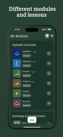 Learn Arabic with AI Tutors Screenshot 2 of 5