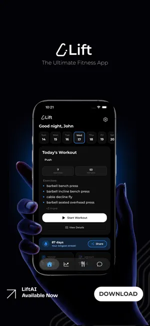 LiftAI: AI Workout Trainer screenshot 1