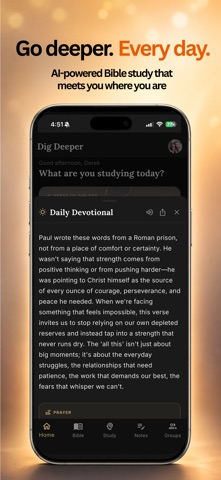 Dig Deeper: Bible Study Screenshot 1 of 8