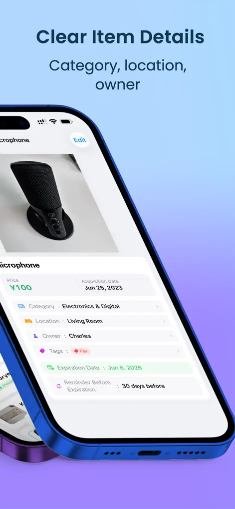 MyThings – Personal Inventory - Utilities App | MWM