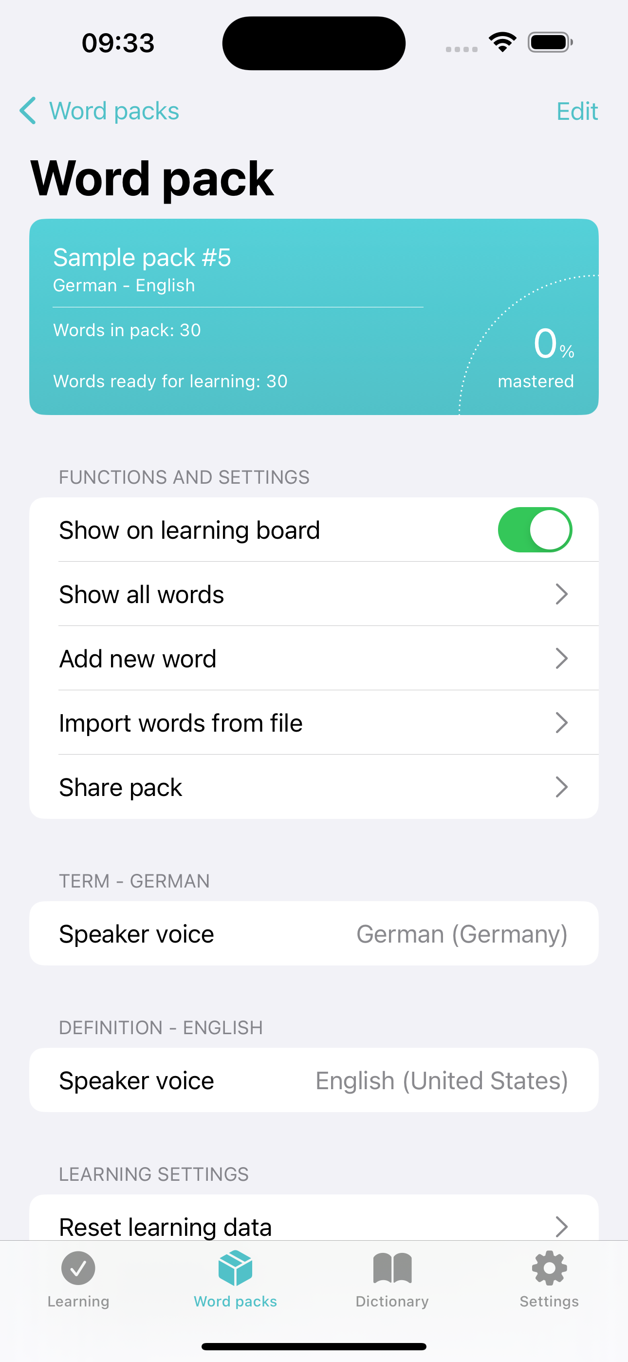 Vocab Tool