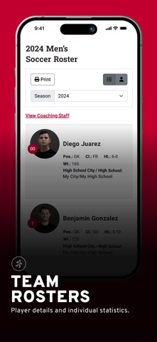 Wittenberg Tigers iPhone screenshot
