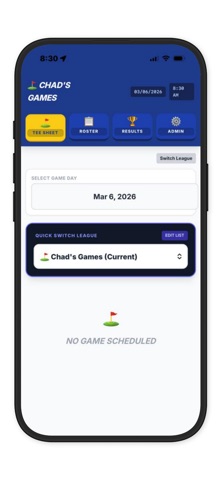 Golf League Manager: Pro screenshot