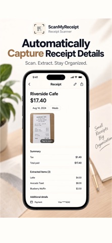 ScanMyReceipt: Receipt Scanner Screenshot 2 of 6