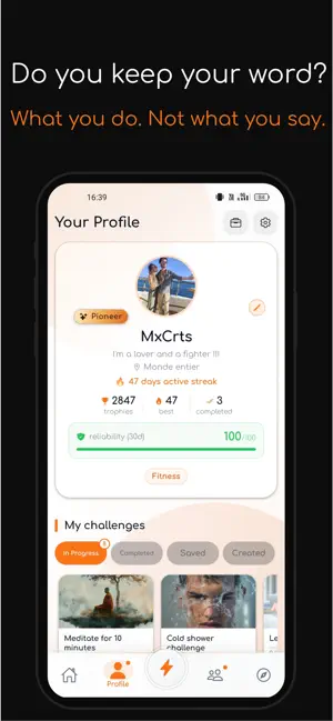ChallengeTies · Habit Tracker screenshot 2