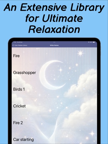 White Noise & Sounds to Sleep iPad screenshot
