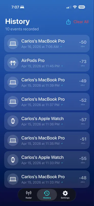Bluetooth Radar Finder screenshot 4 of 4