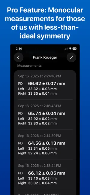 Pupillary Distance Ruler screenshot 4