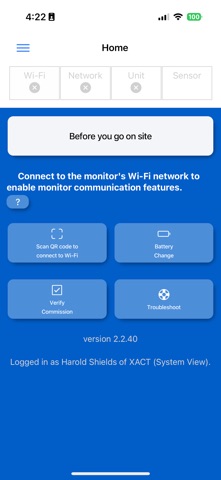 XACT Pro Tank Monitor Utility app screenshot