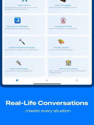 Fluenzy: AI English Tutor iPad screenshot