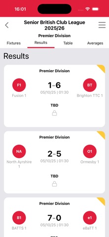TT Leagues screenshot