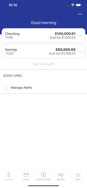 Royal Business Bank screenshot 2
