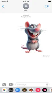 happy rat stickers iphone screenshot 4