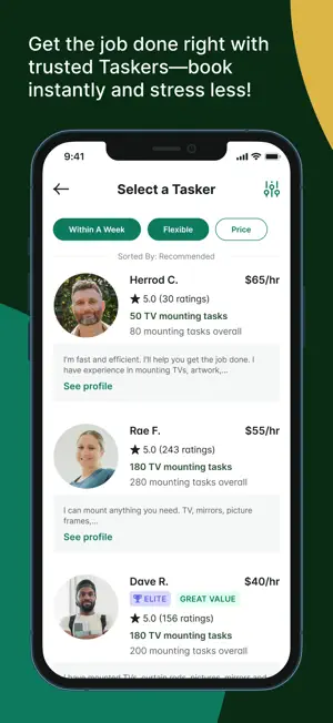 Taskrabbit - Handyman & more screenshot 3