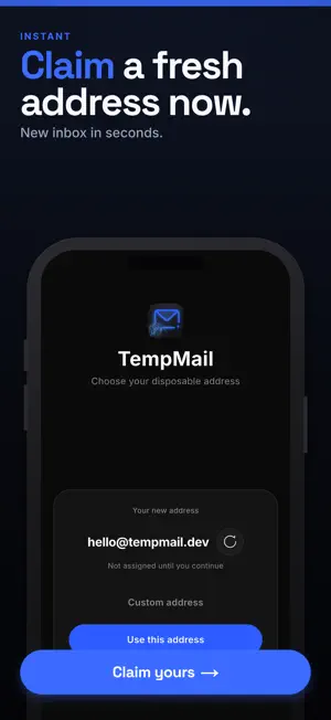 TempMail - Temp Mail Address screenshot 2