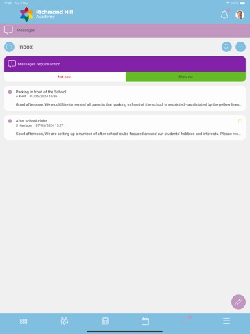 The Richmond Hill Academy iPad screenshot