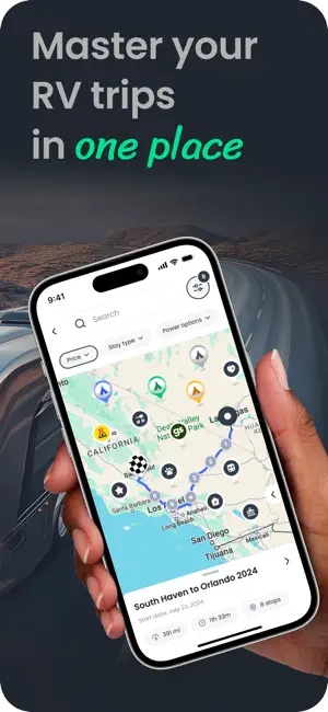 RVista: RV Trip Planner & GPS screenshot 1