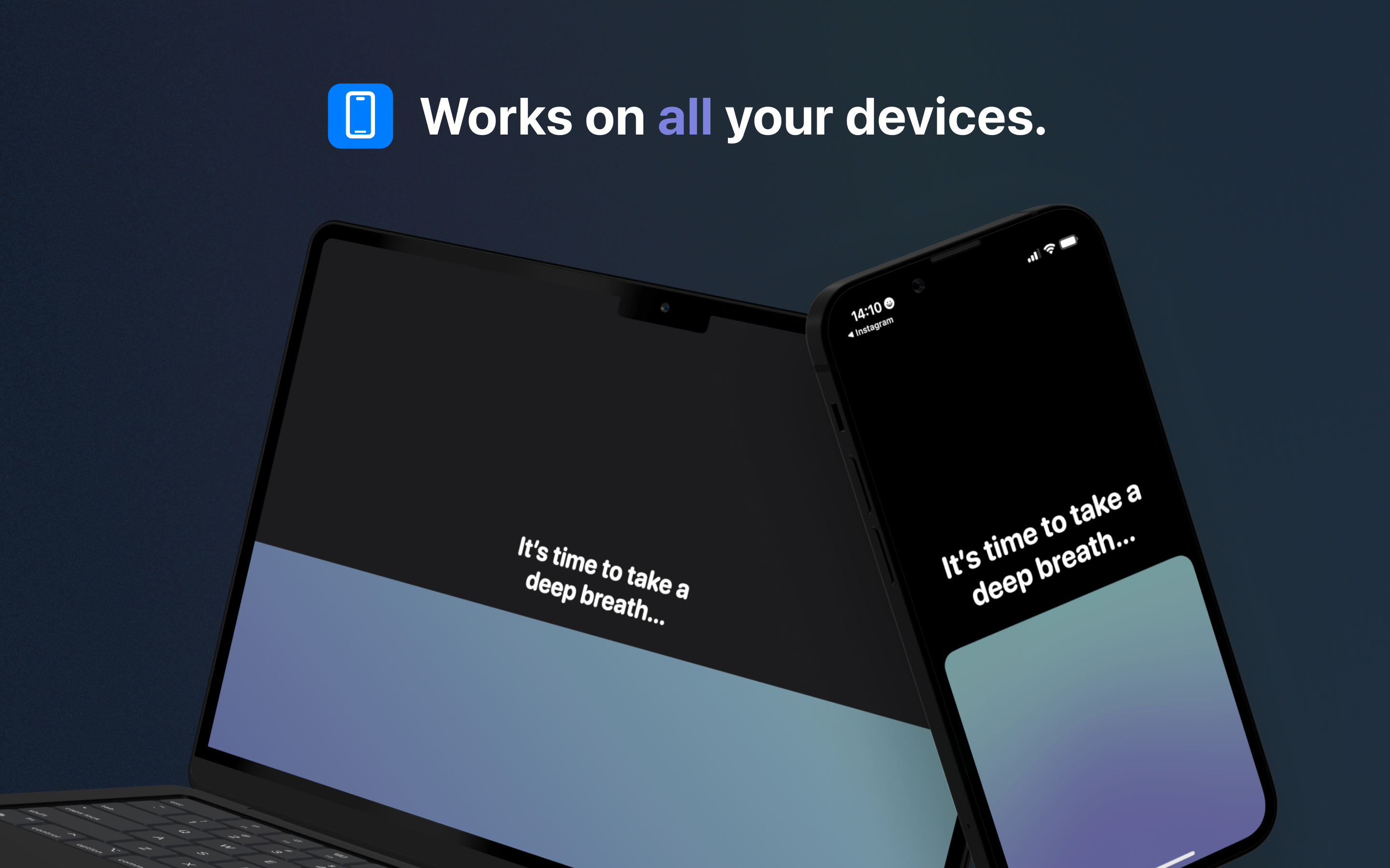 one sec | screen time + focus