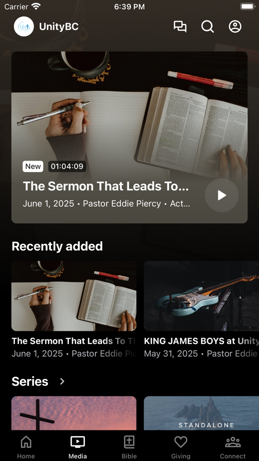 #2. Unity Baptist-Gastonia (iOS) 由: Unity Baptist Church, Inc. Gastonia, N.C.