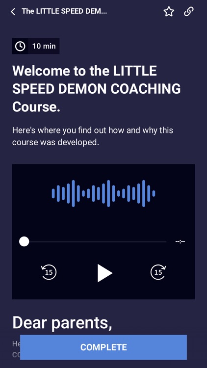 SPEED DEMON COACHING